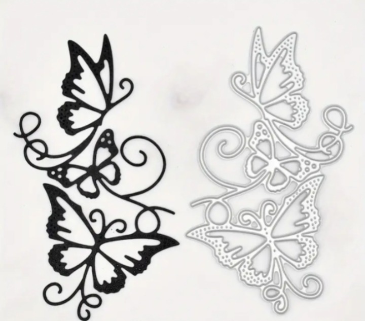 Die Cut Arreglo de Mariposas