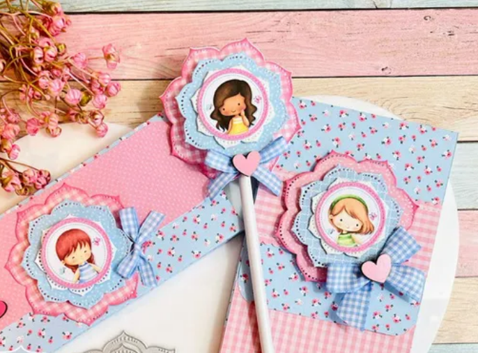 Die Cut Círculos Picudos x 4