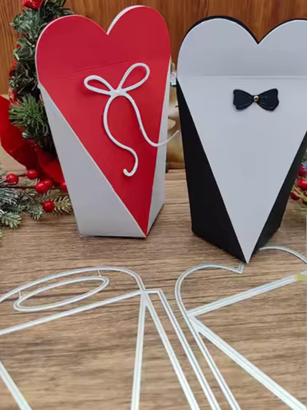 Die Cut Caja Rectángular