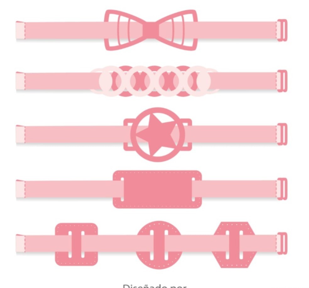 Die Cut Correa con Hebillas