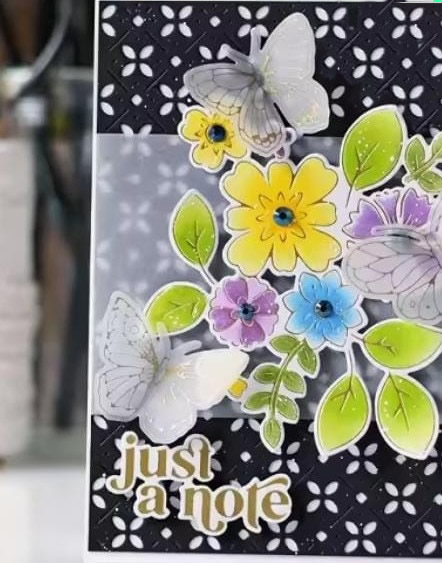 Die Cut Fondo de Florcitas