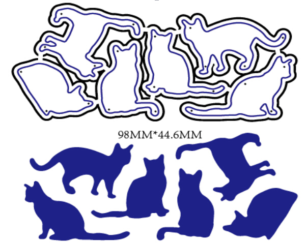 Die Cut Gatitos