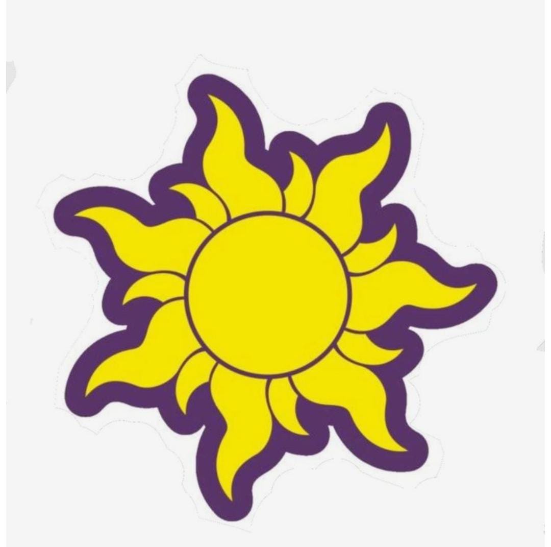 Die Cut Sol con Fondo
