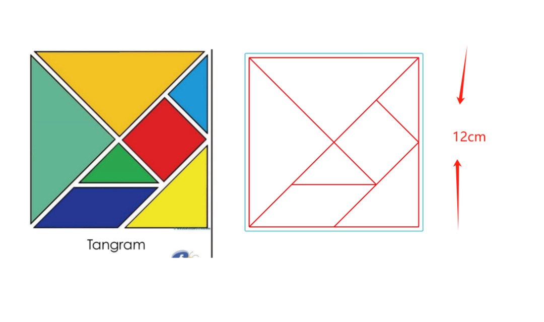 Die Cut Tangram