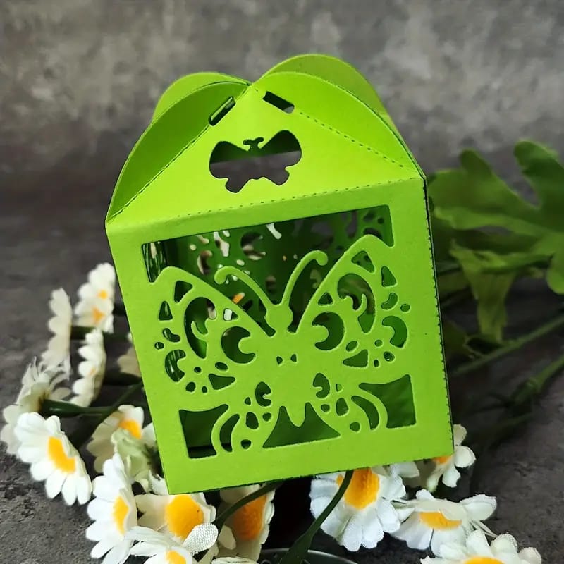Die Cut Caja Calada Mariposa