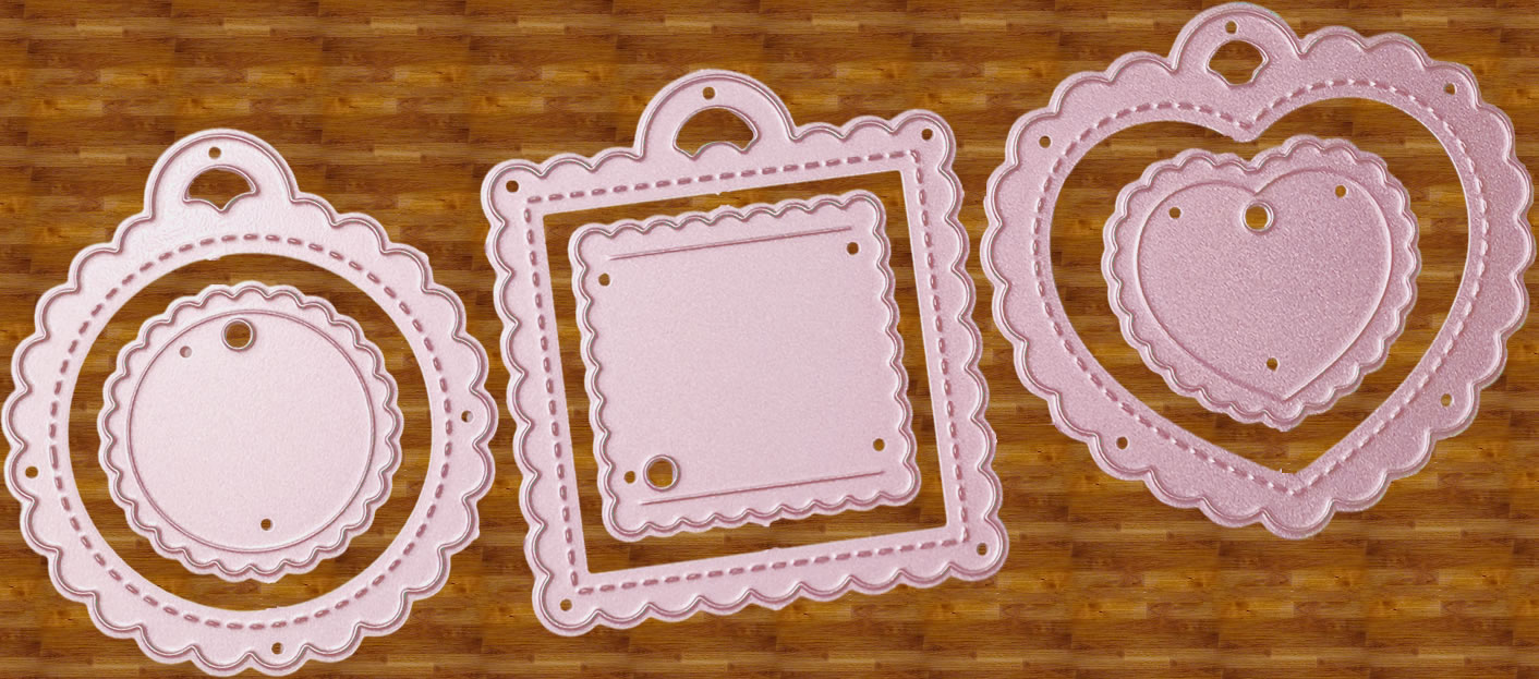 Die Cut Etiquetas 3 Formas