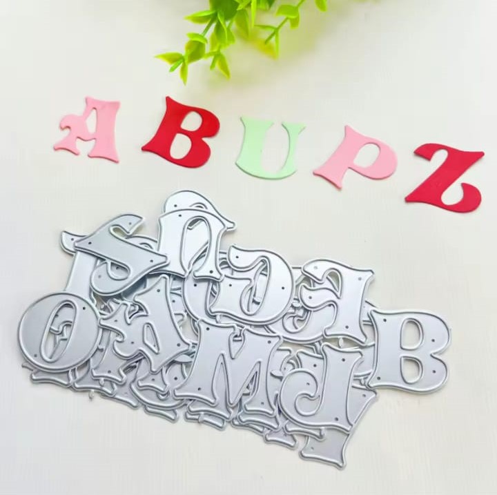 Die Cut ABC Elegante