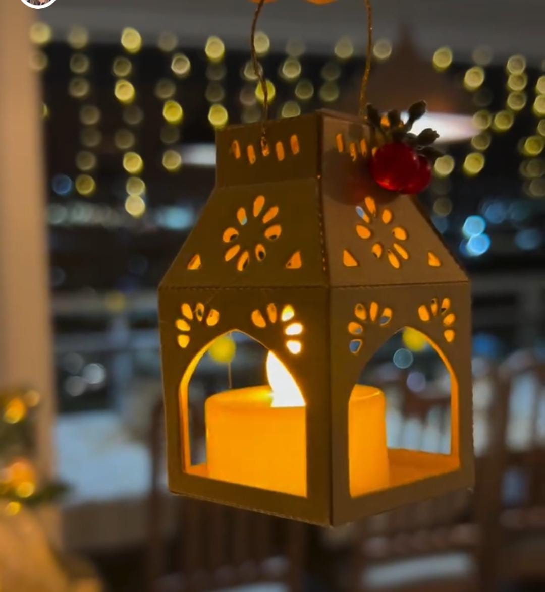 Die Cut Farol Calado Flor Corto