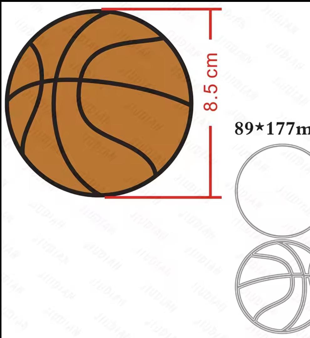 Die Cut Pelota de Basketball