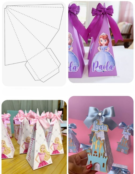 Die Cut Caja Porción de Torta