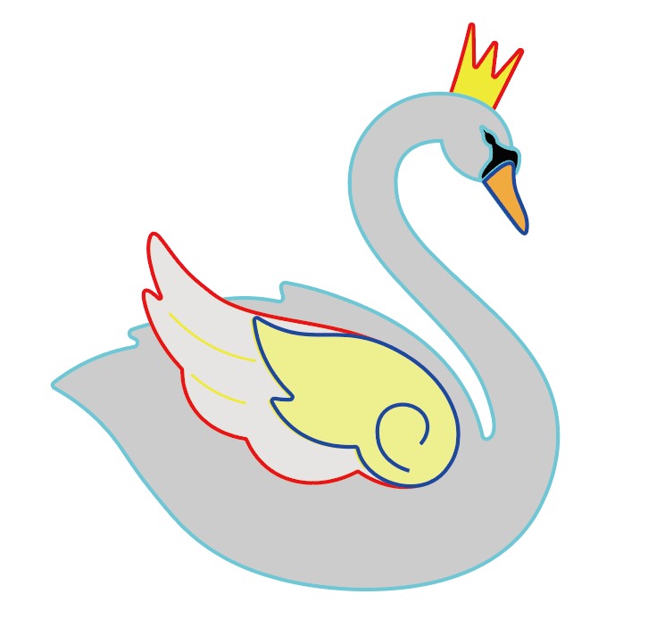 Die Cut Cisne