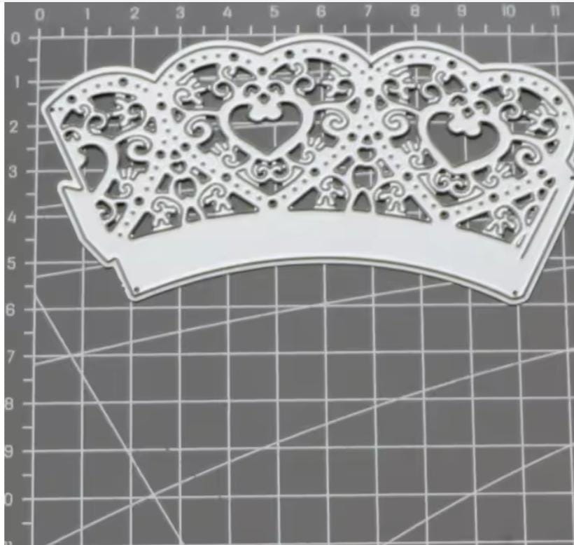 Die Cut Porta Cupcake Corazón