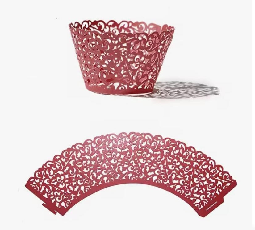 Die Cut Porta Cupcake Súper Calado