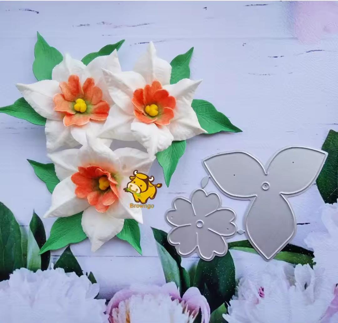 Die Cut Flor de 3 Pétalos