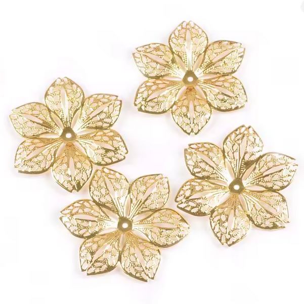 Flores Filigrana Oro - Modelo "B"