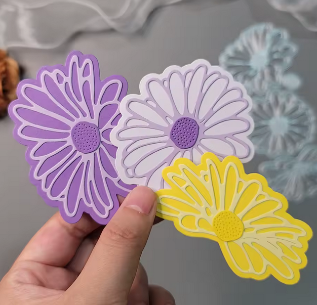 Die Cut Flores en 3 Posiciones