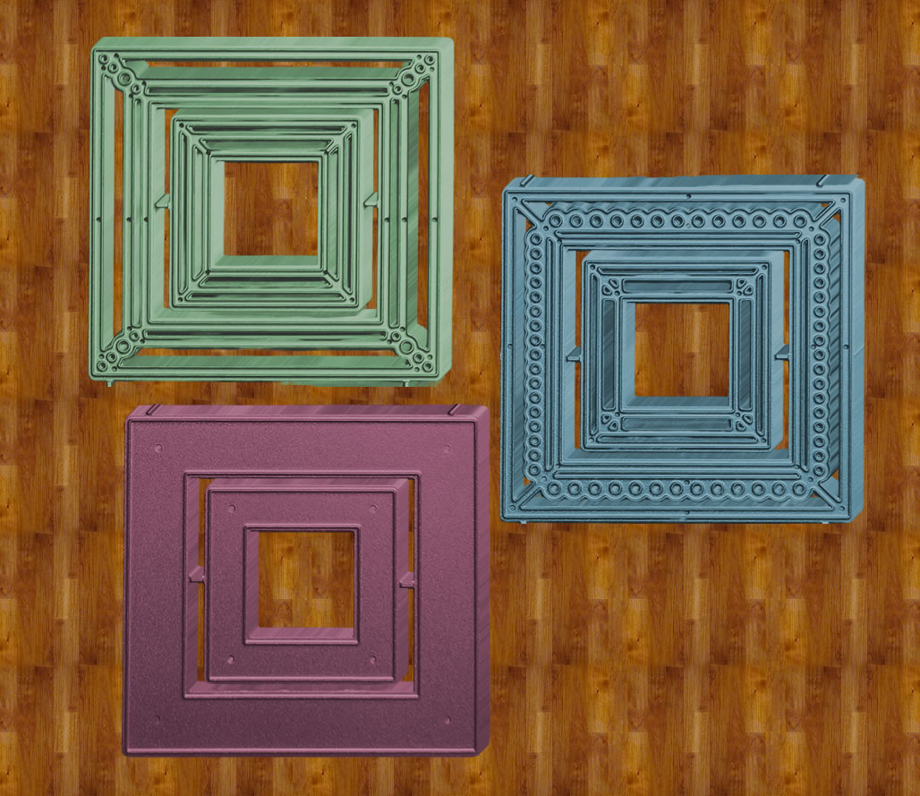 Die Cut Marquitos Cuadrados x 3