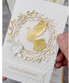 Die Cut Círculo de Ramas Dobles