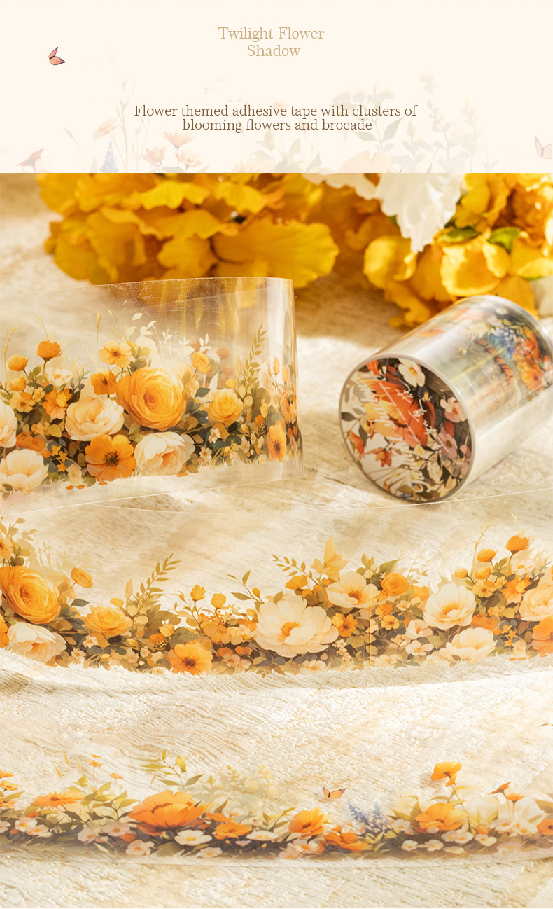 Washi Tape PET Floral