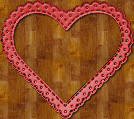Die Cut Corazón con Puntilla