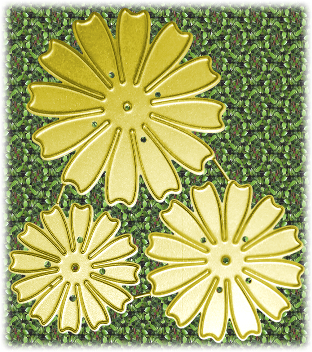Die Cut Flor Pétalos Cortados