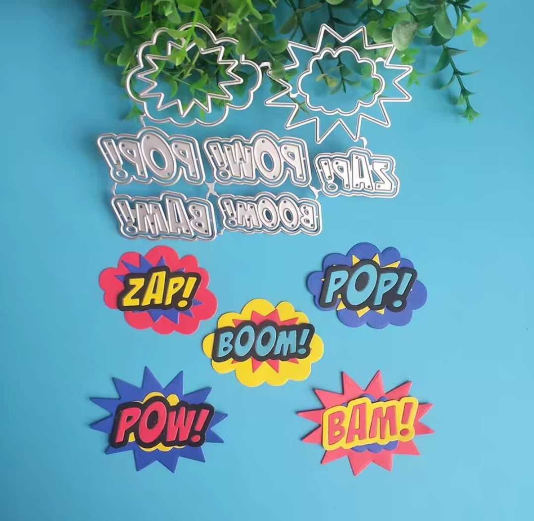 Die Cut Onomatopeyas