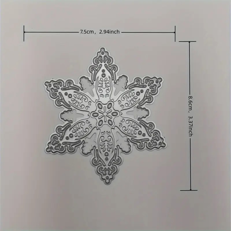 Die Cut Súper Copo de Nieve
