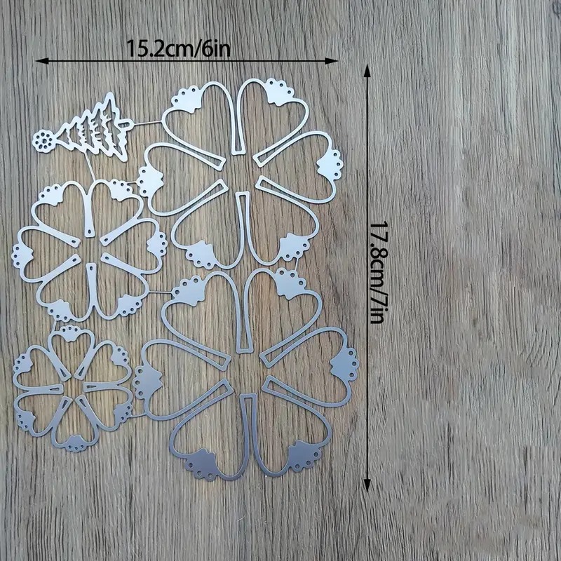 Die Cut Flores de 6 Pétalos