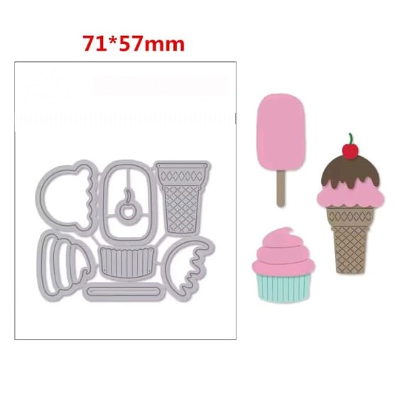 Die Cut Helados x 2