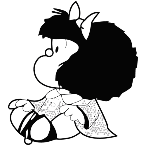 Die Cut Mafalda Sentada
