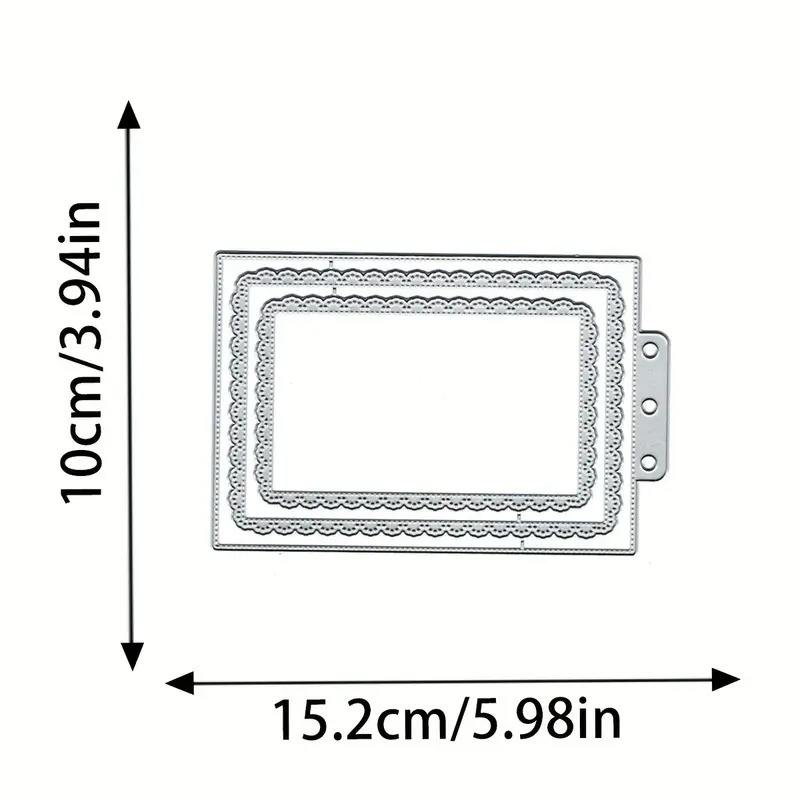Die Cut Rectángulo Mini Álbum