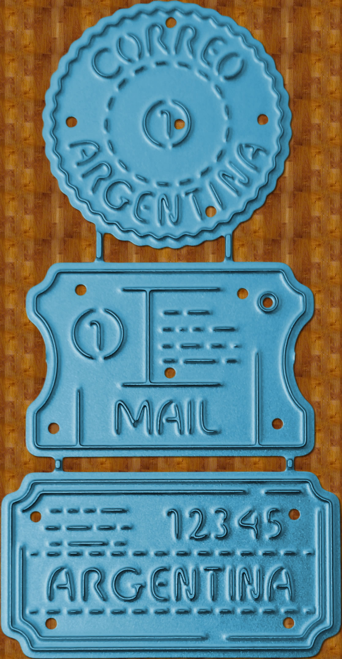 Die Cut Tickets de Correo en Español