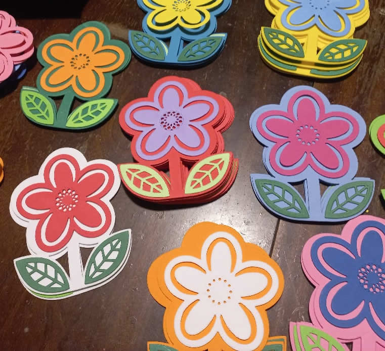 Die Cut Flor Grande