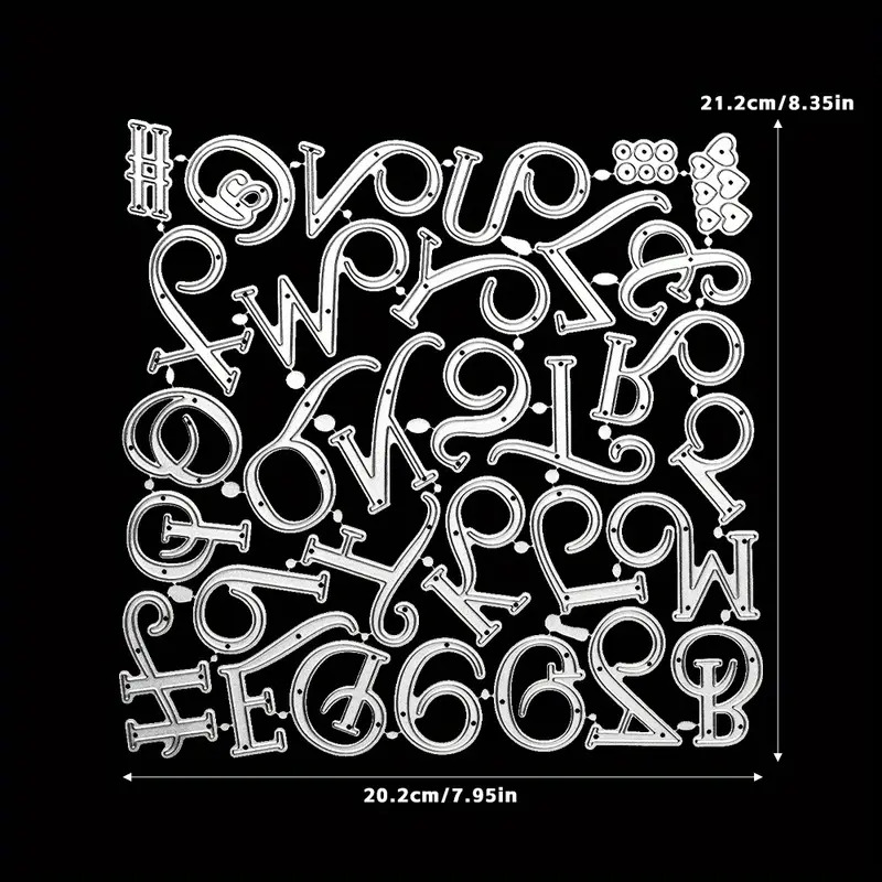 Die Cut ABC Firulete 3 cm