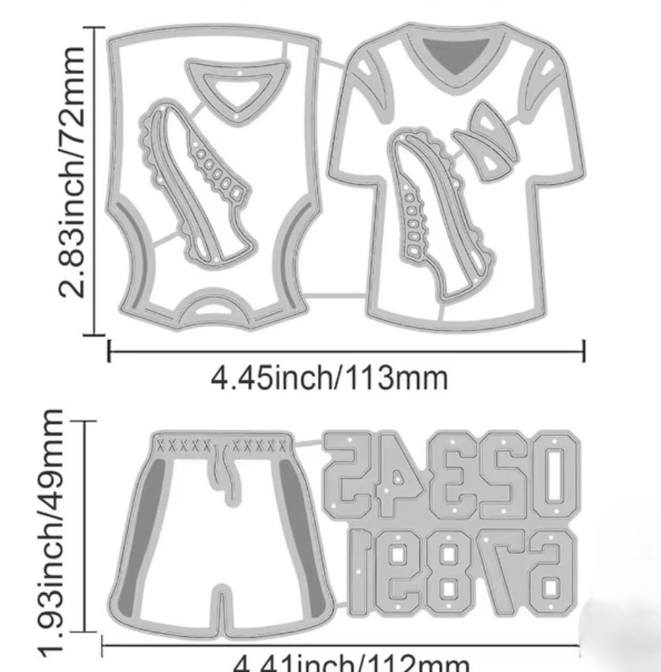 Die Cut Indumentaria Deportiva