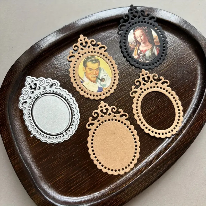 Die Cut Marquito Espejo Oval