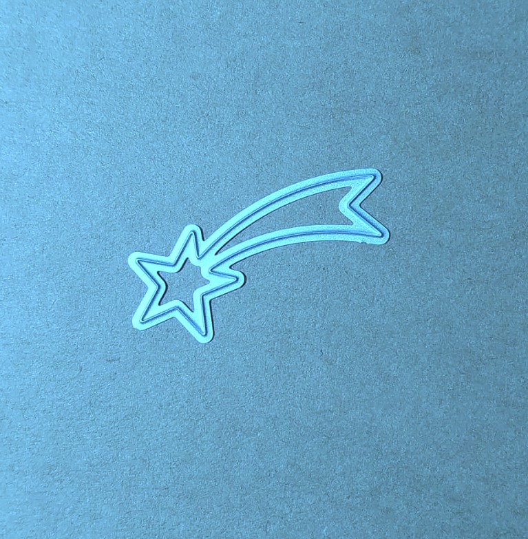 Die Cut Estrella Fugaz