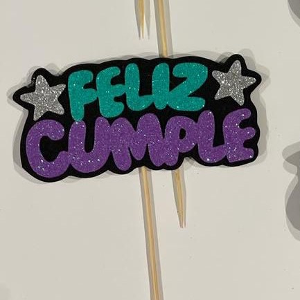Die Cut Feliz Cumple con Estrellas