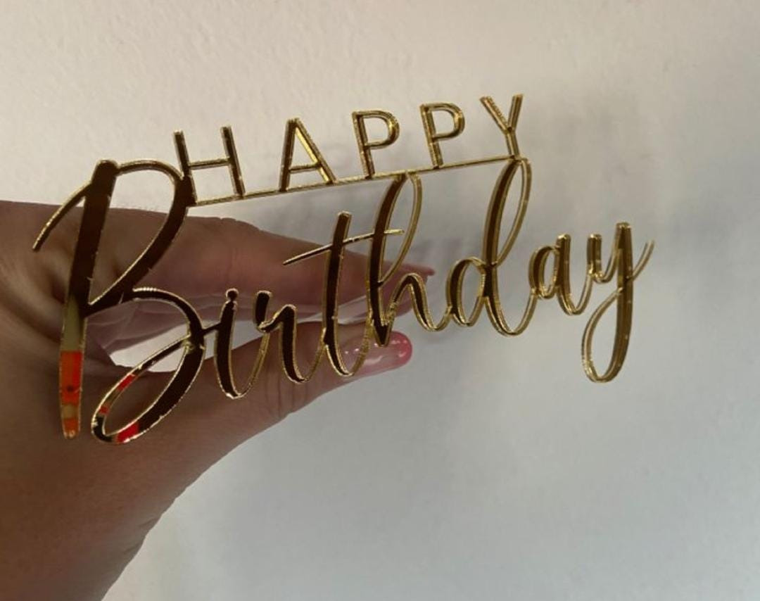 Die Cut Happy Birthday