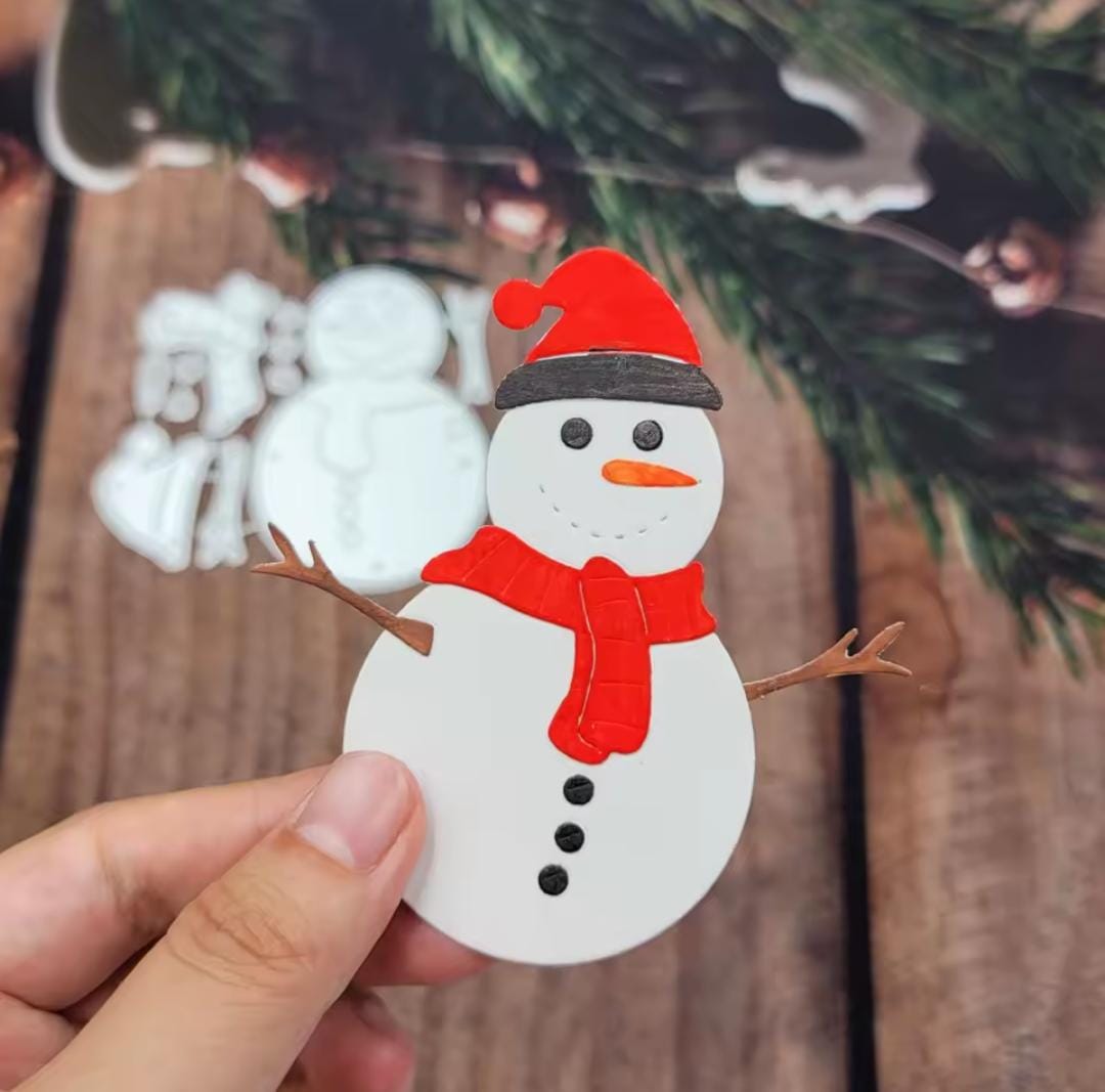 Die Cut Muñeco de Nieve Chico
