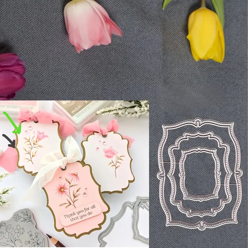 Die Cut Marcos Decorativos 3 Modelos