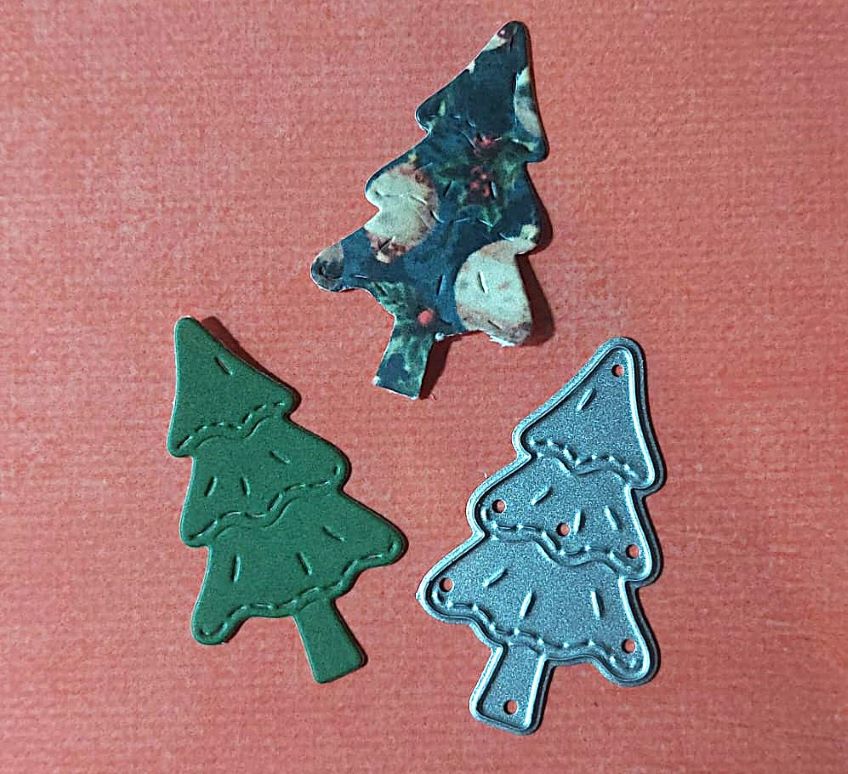 Die Cut Arbolito de Navidad Mini