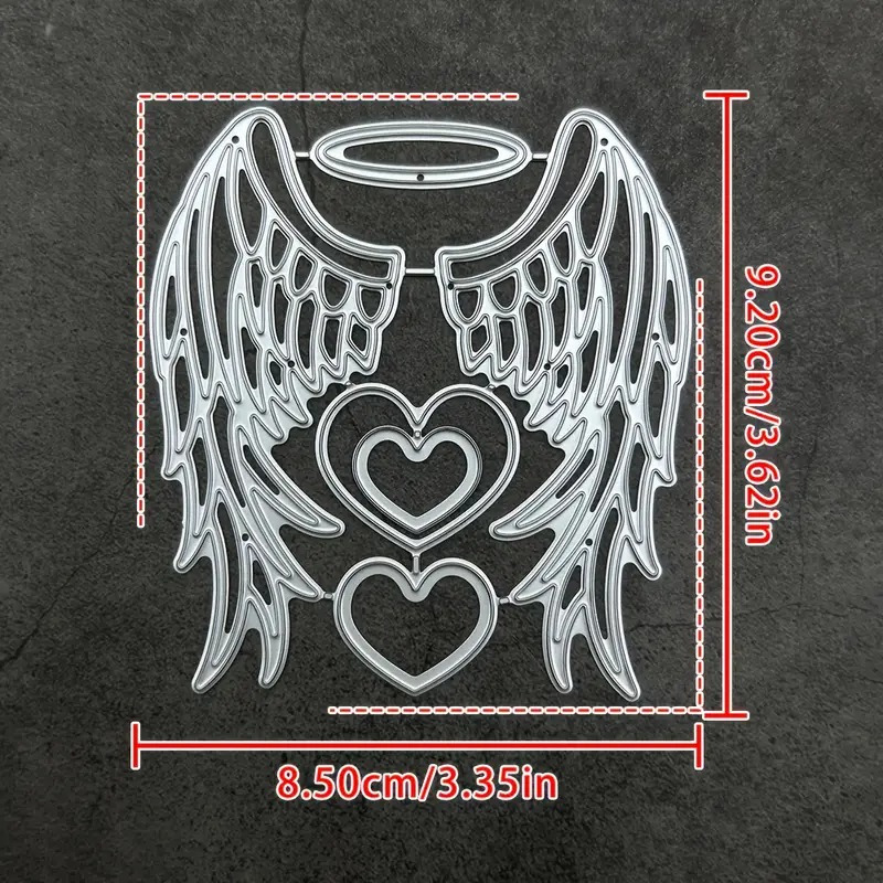 Die Cut Alas y Aura de Ángel
