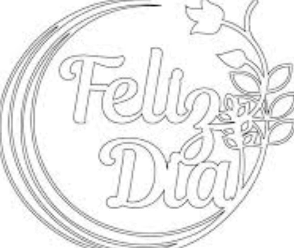 Die Cut Feliz Día en Círculo con Rama
