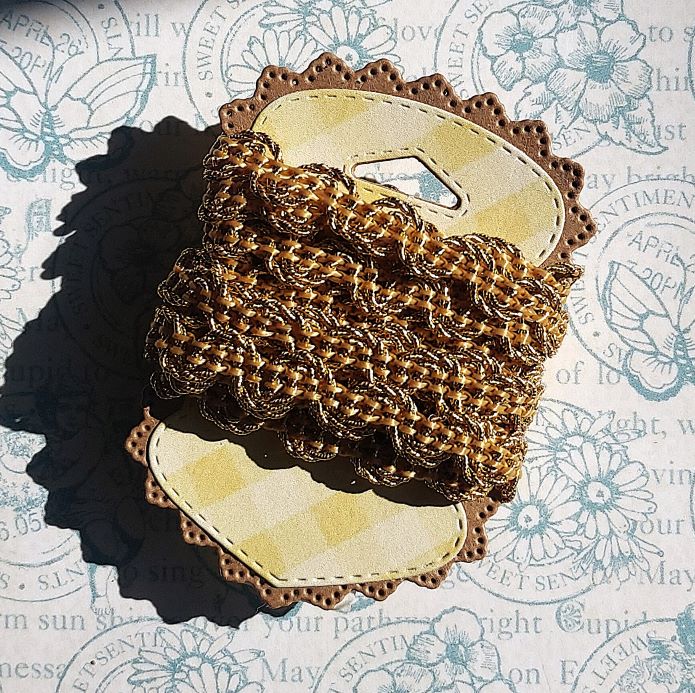 Galón Dorado Lurex 1 cm x 2 m