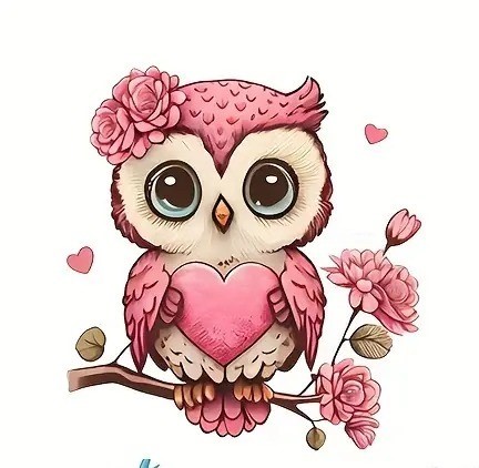 Die Cut Lechuza en Rama