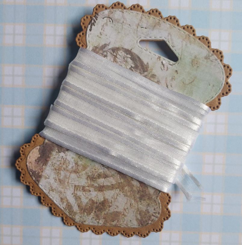 Cinta de Organza color Blanca. x 5 metros. 