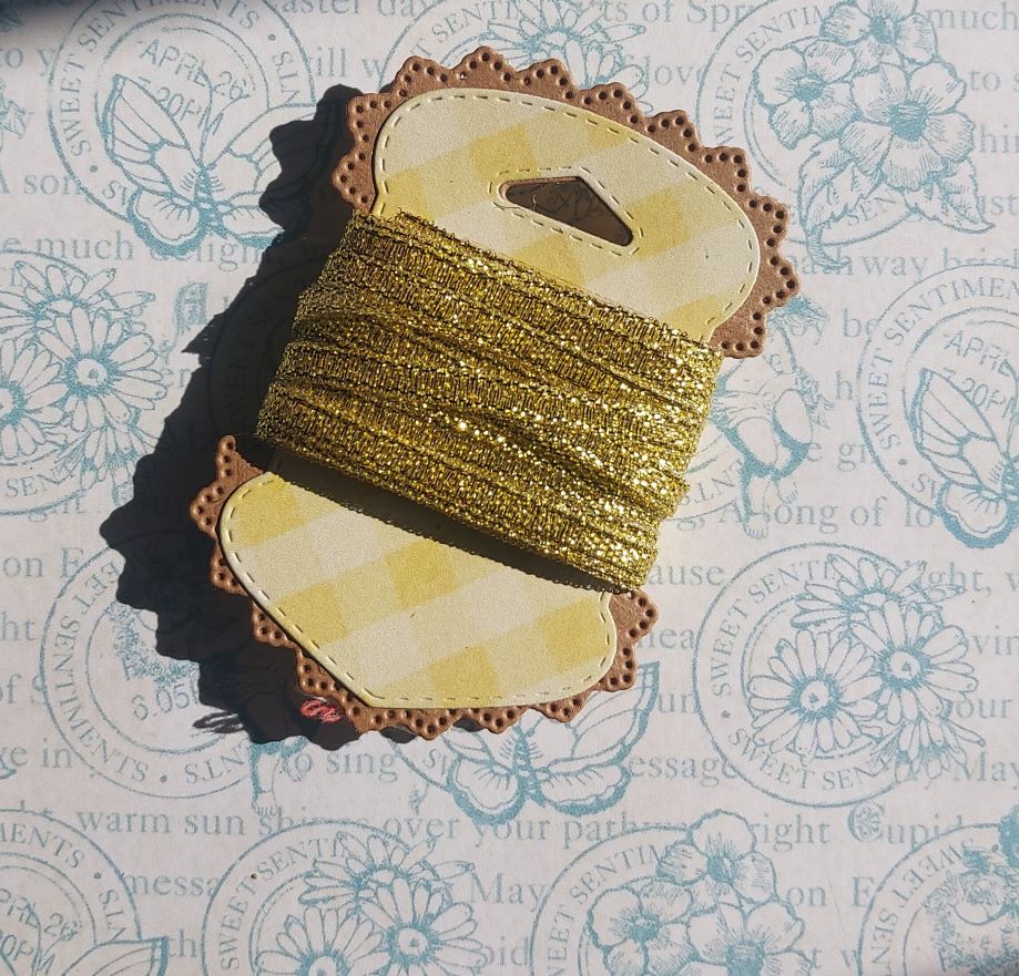 Cinta Lurex 5 mm Dorada x 5 m