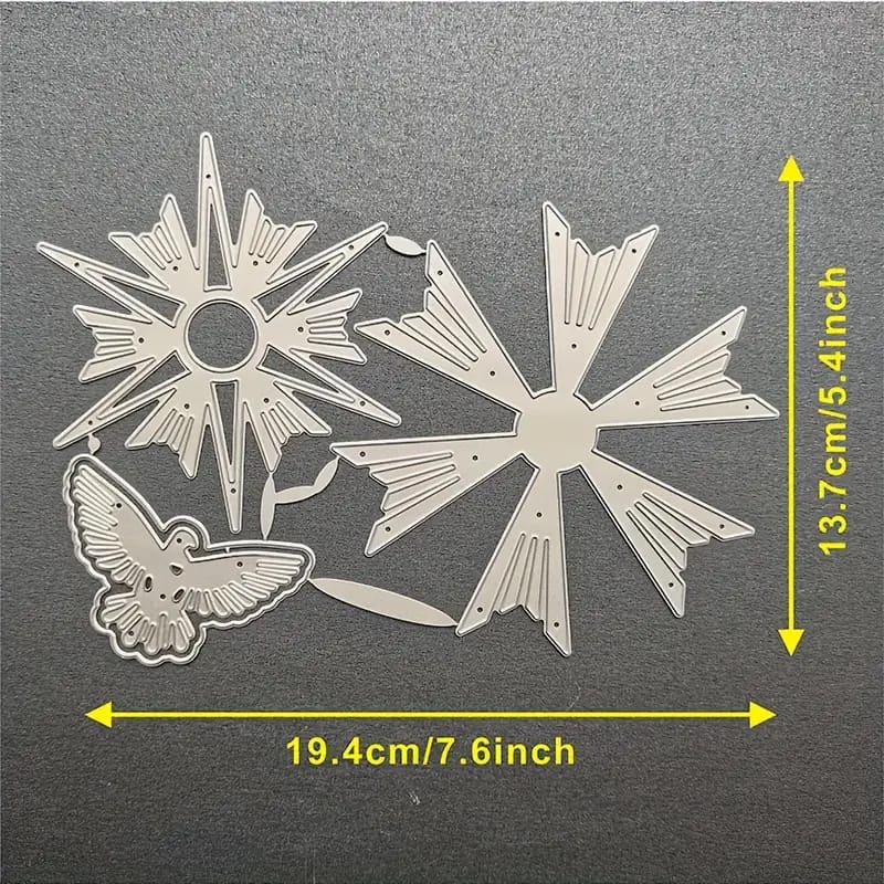 Die Cut Paloma con Aura Modelo "B"