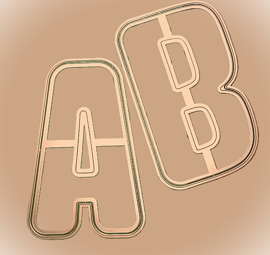 Die Cut ABC 20 cm